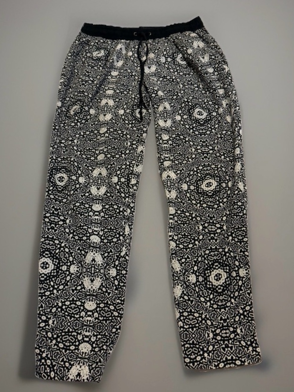 Sanctuary Black White Statement Print Pants M
